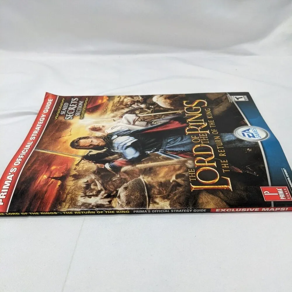 The Lord Of The Rings The Return Of The King Primas Official Strategy Guide Book